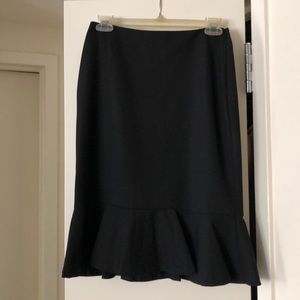 Black pencil skirt